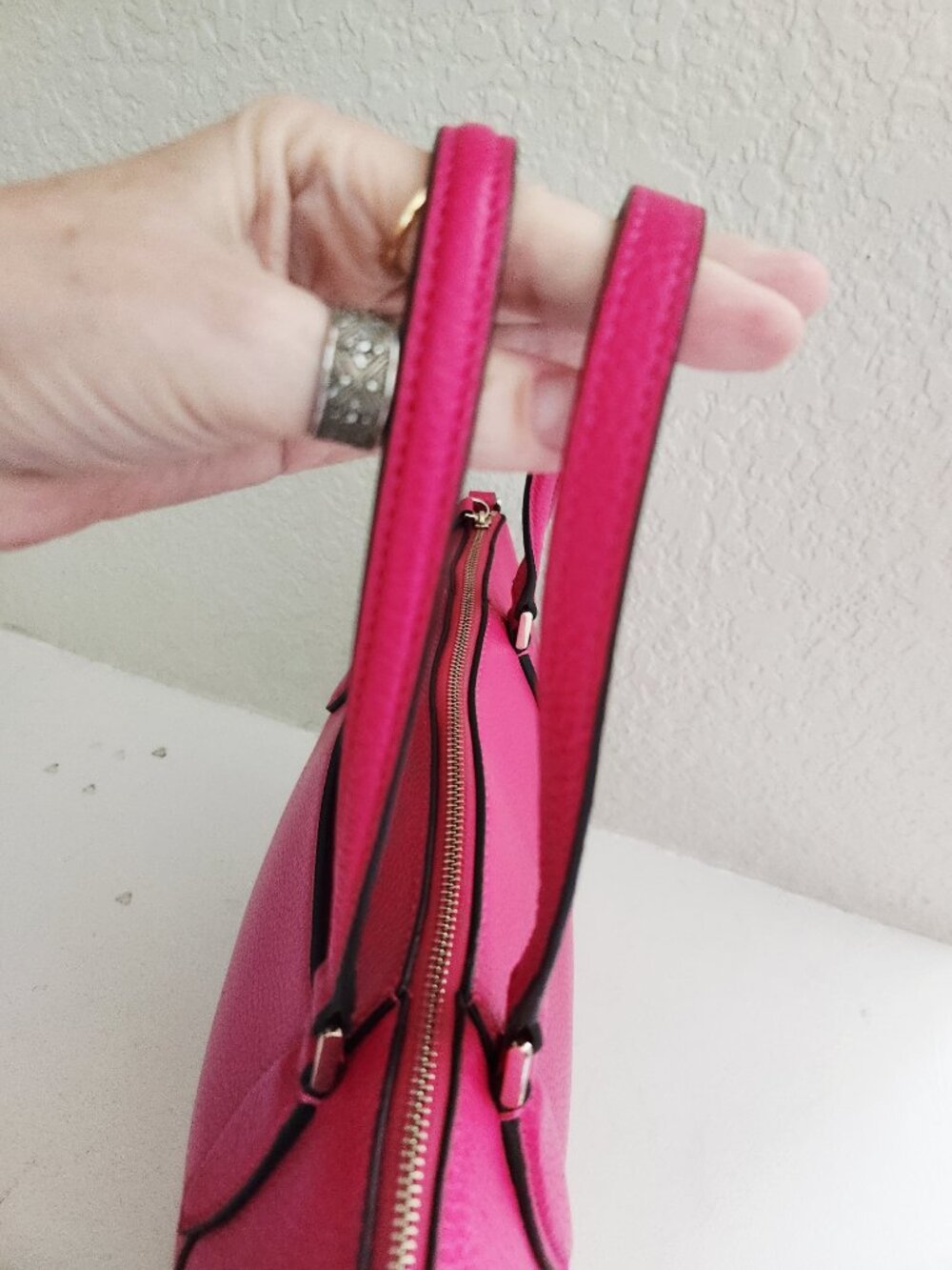 Nwt Kate Spade NY Pink Leather Shoulder Bag Purse - Picture 11 of 15